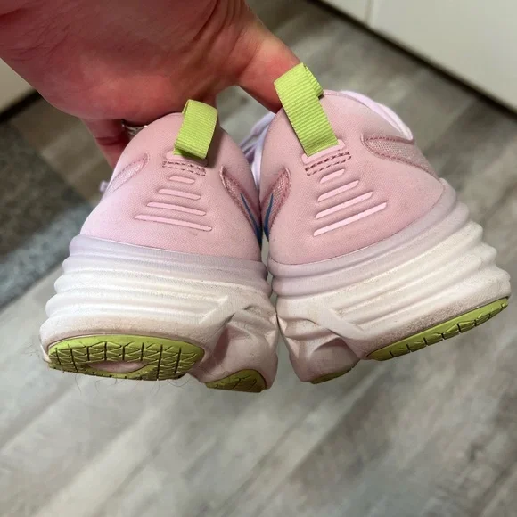 Hoka Women's Pink and Blue Athletic Shoes - Picture 6 of 8